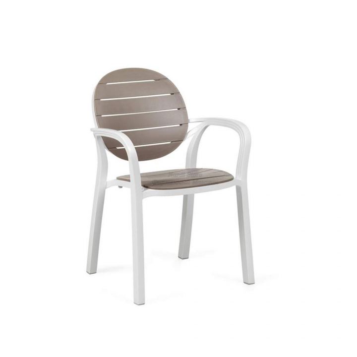 Кресло Nardi Palma Бело-коричнвый